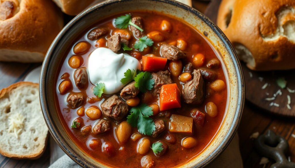 What to eat with brisket chilli