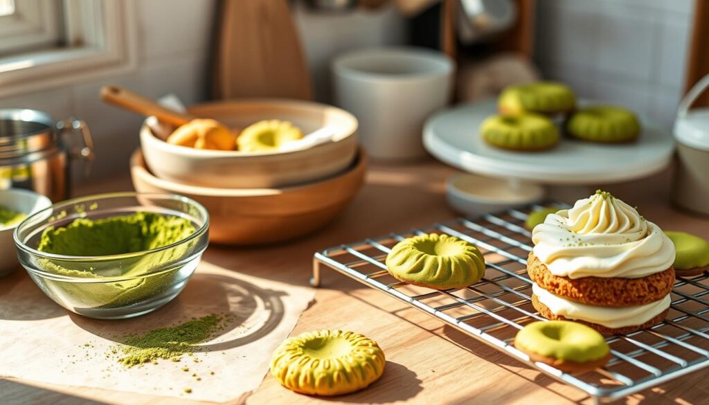 What does matcha do in baking