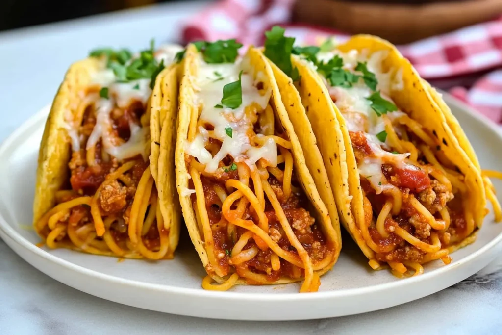 Does spaghetti tacos taste good