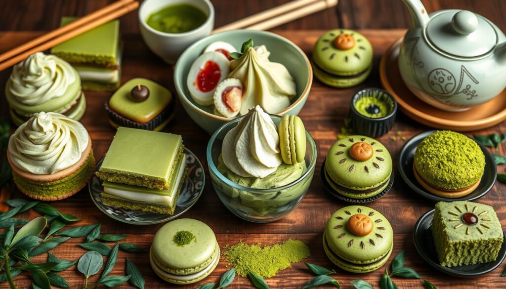 What do matcha desserts taste like