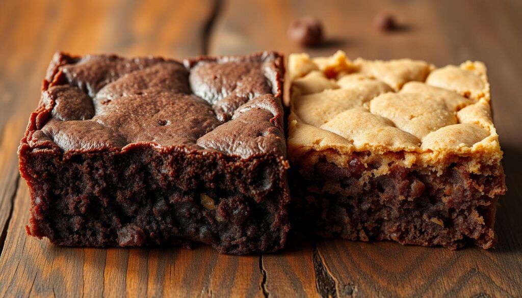 What makes brownies fudgy vs cakey