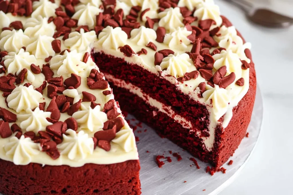 red velvet cookie cake recipe