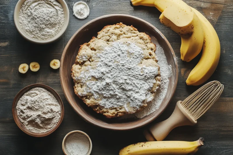 What happens if you put baking powder in banana bread?