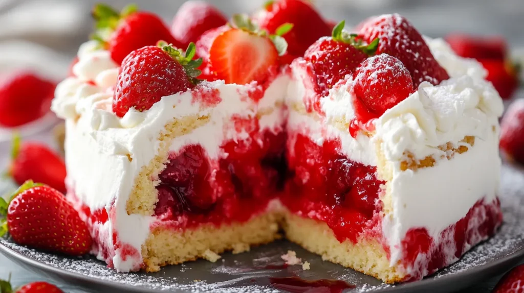 strawberry poke cake recipe