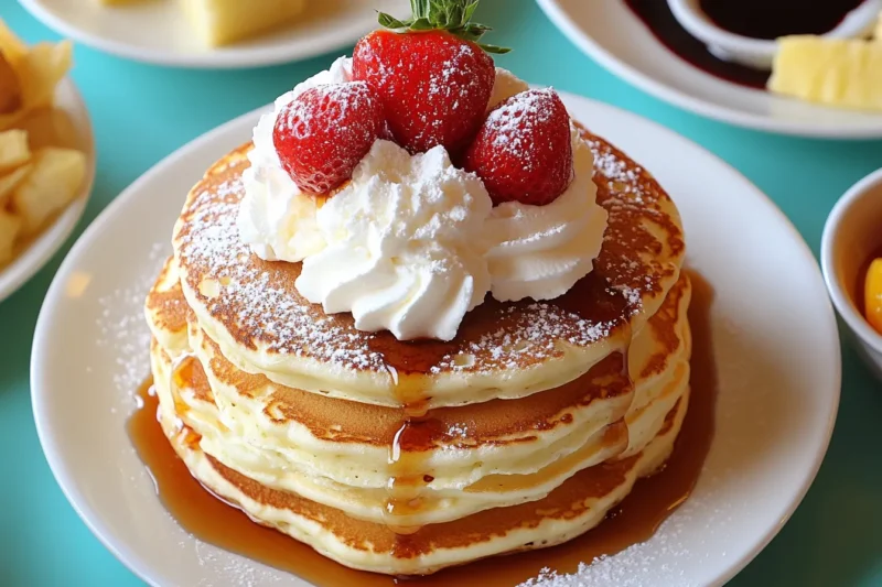 Why are diner pancakes so fluffy