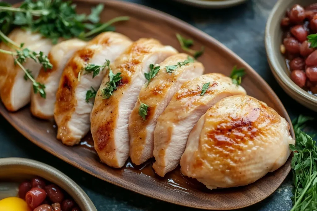 How long do you cook bone-in chicken breasts