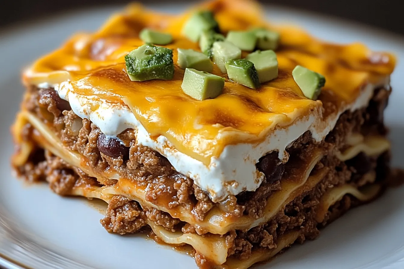 What to eat with taco lasagna