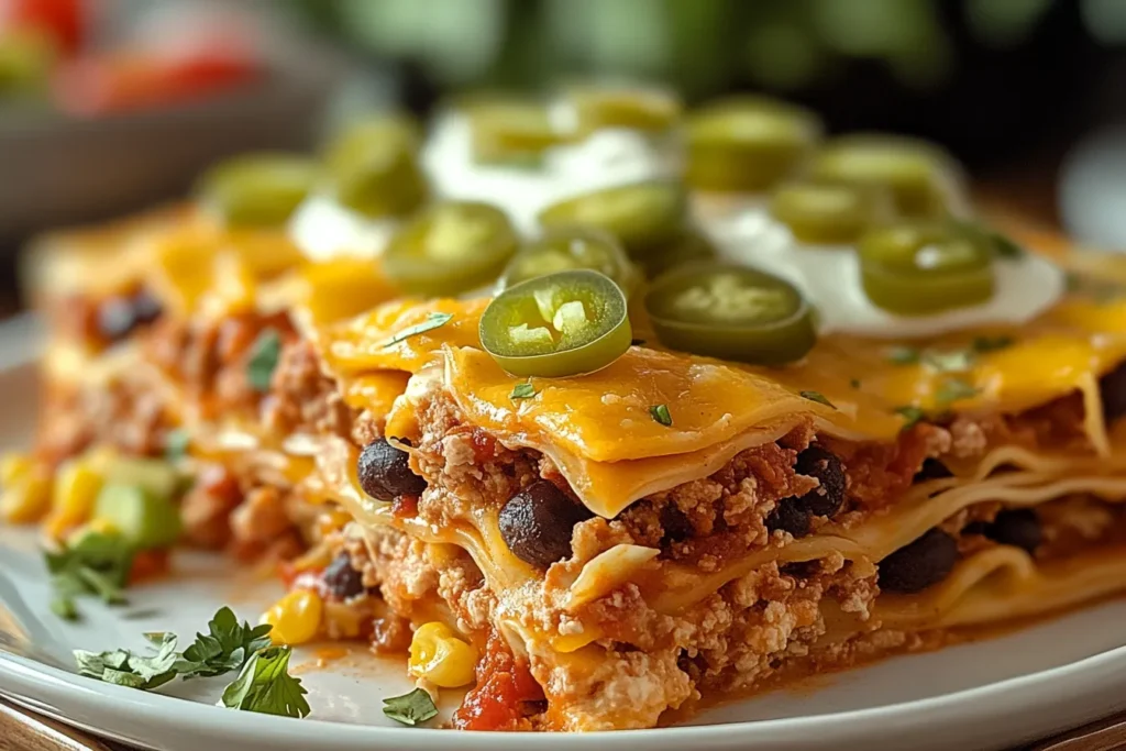 What to eat with taco lasagna