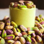 How to thicken pistachio cream