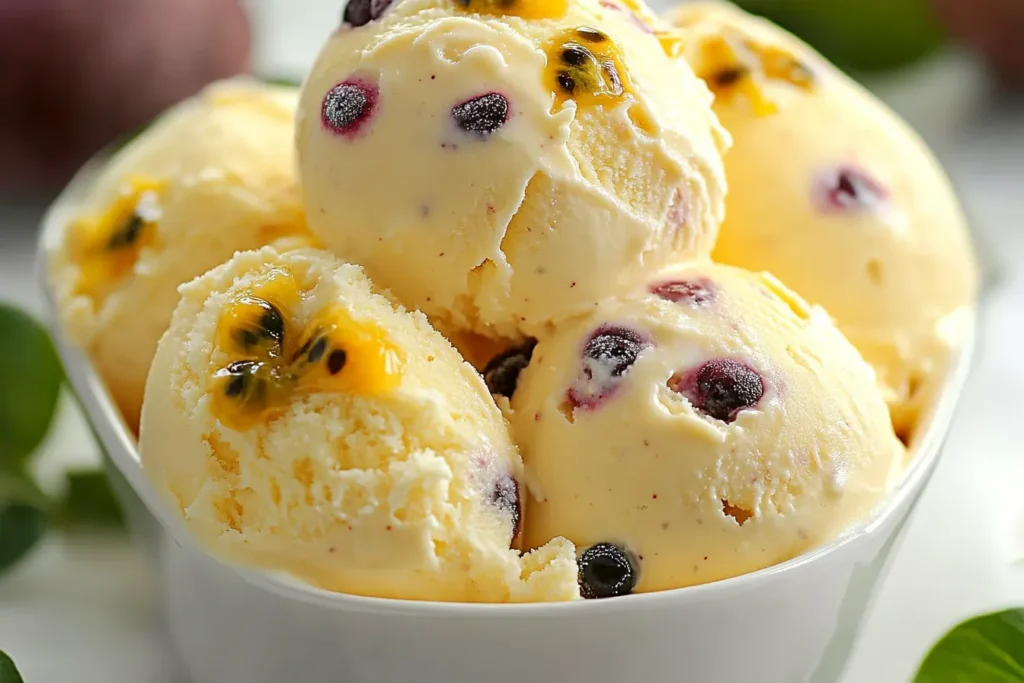 Passion Fruit Ice Cream