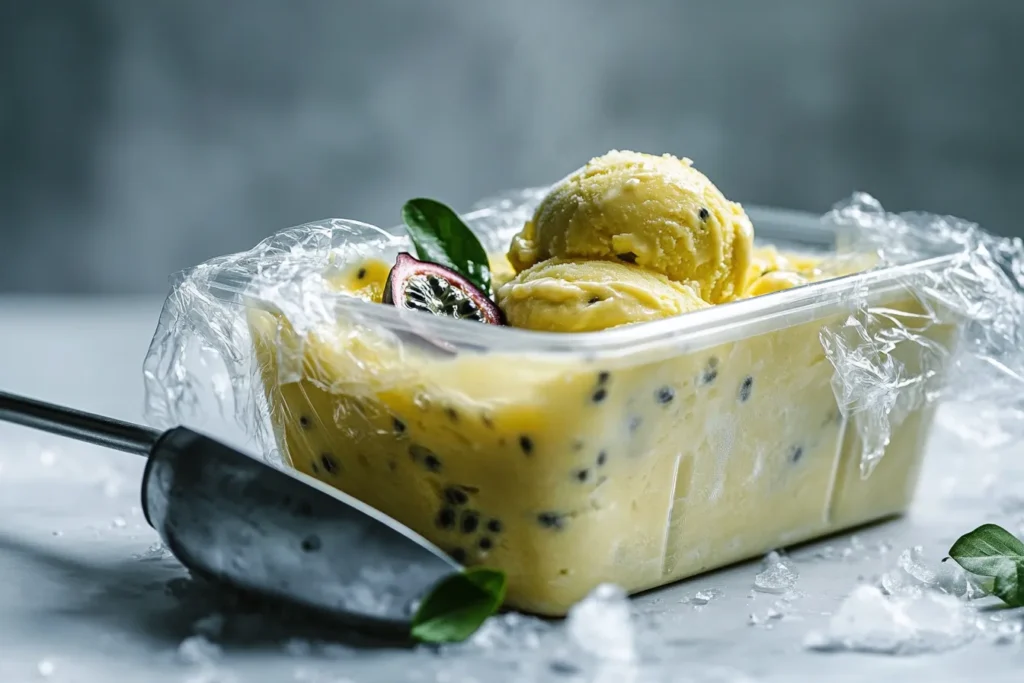 Passion Fruit Ice Cream